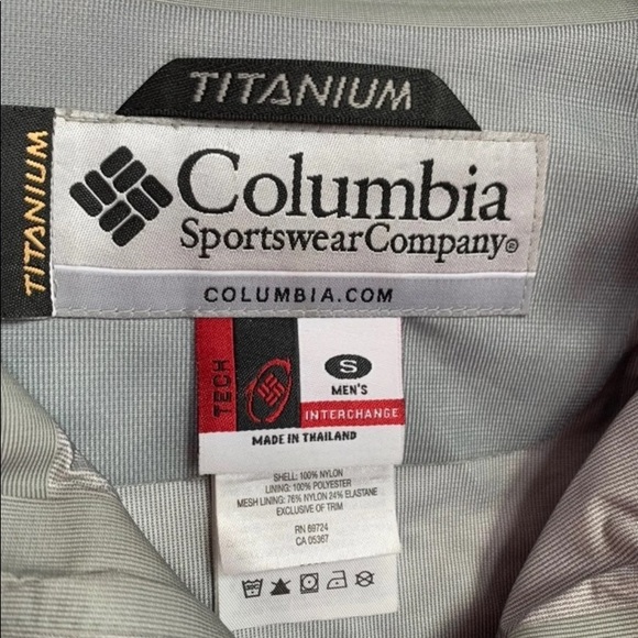 NWOT COLUMBIA TITANIUM JACKET MENS SIZE SMALL. PERFECT FOR FALL WEATHER - Picture 2 of 7